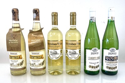 Lot 377 - 11 bottles of Romainian white, 3x Murfatlar...
