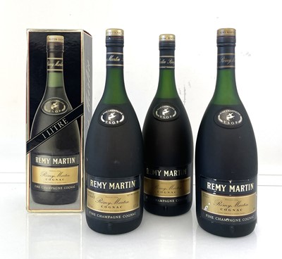 Lot 84 - 3 bottles of Remy Martin VSOP Fine Champagne...