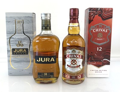 Lot 92 - 2 bottles of Whisky, 1x Jura 10 year old...