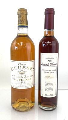 Lot 269 - 2 bottles of Dessert wine, 1x 1999 Chateau...