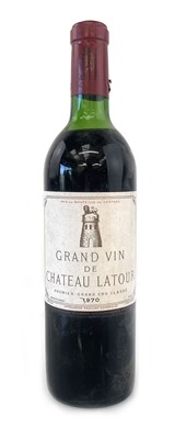 Lot 351 - A bottle of 1970 Chateau Latour Pauillac,...