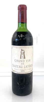 Lot 352 - A bottle of 1970 Chateau Latour Pauillac,...