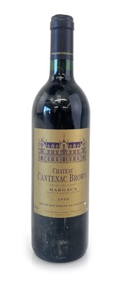 Lot 353 - A bottle of 1990 Chateau Cantenac Brown...