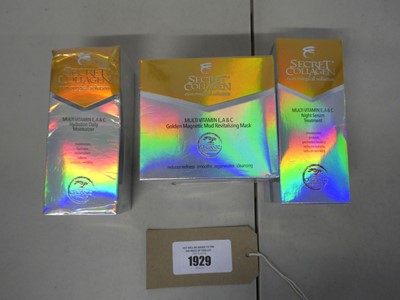 Lot 1929 - x3 Boxed Secret Garden non-surgical solution...