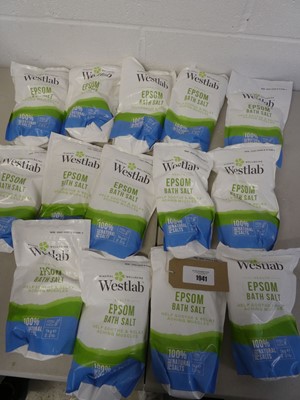 Lot 1941 - Approx. 14 West Lab Epsom bath salts
