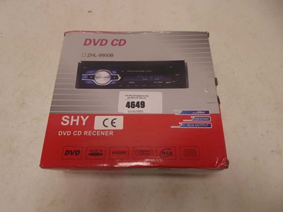 Lot 4649 - Car DVD CD player