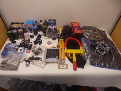 Lot 4655 - Selection of car cleaning and accessories to...