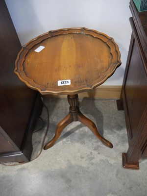 Lot 1323 - Free standing wooden wine table