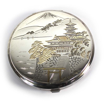 Lot 388 - A Mid-20th century Japanese Export silver and...