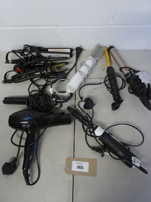 Lot 1955 - Approx. 9 various hair styling tools