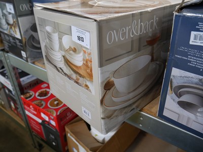 Lot 1613 - Over & Back dinnerware set, boxed