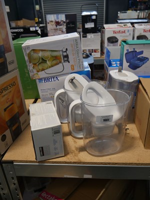 Lot 1661 - Britta water filter jugs with Arka glass...