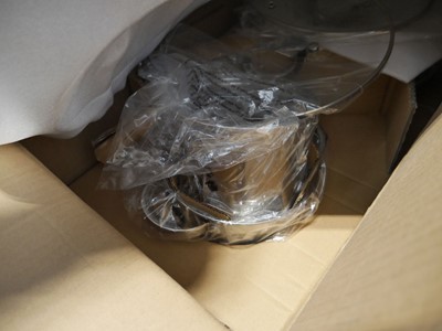 Lot 1670 - Box containing various cooking pans by Tectake