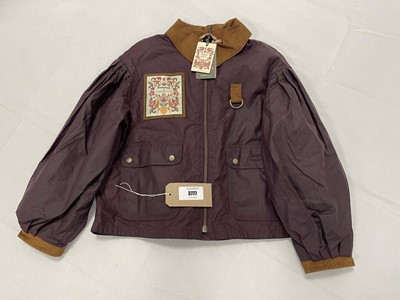 Lot 3777 - Barbour x Farm Rio thais wax jacket size...