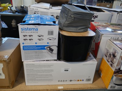 Lot 1688 - Quantity of various containers