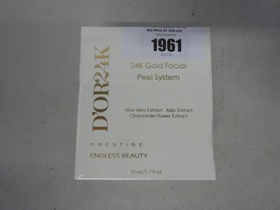 Lot 1961 - D'OR24K prestige beauty 24K gold facial peel...