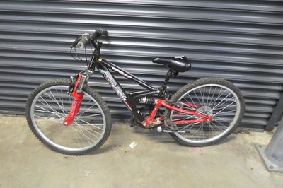 Lot 2005 - Boys Apollo FS24 mountain bike in black and red