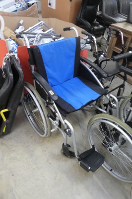 Lot 2020 - G-Lite Pro 4 wheel collapsible wheelchair