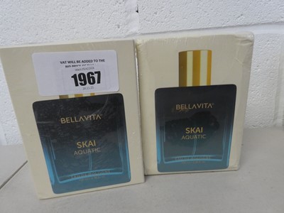 Lot 1967 - x2 boxed Bellavita Skai Aquatic Eau De Cologne...