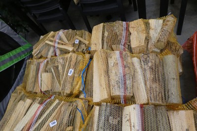 Lot 2106 - 5 nets of chopped logs with 1 net of kindling