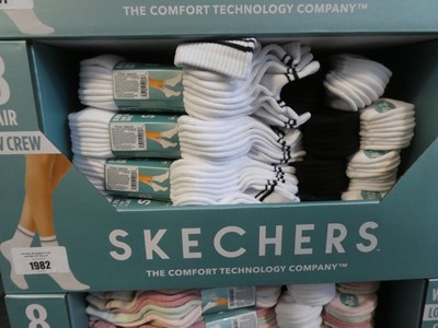 Lot 1982 - Box containing a large qty of Skechers low...
