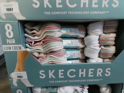 Lot 1983 - Box containing a large qty of Skechers low...