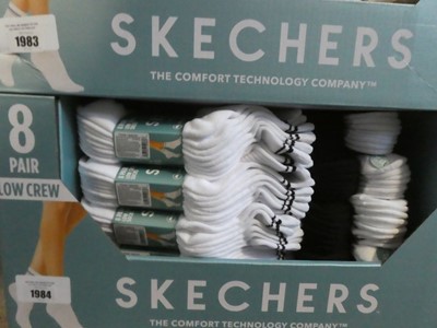 Lot 1984 - Box containing a large qty of Skechers low...
