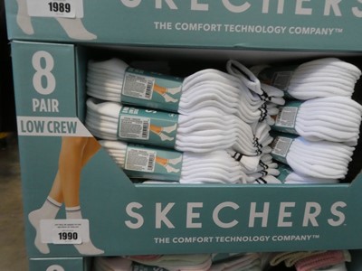 Lot 1990 - Box containing a large qty of Skechers low...