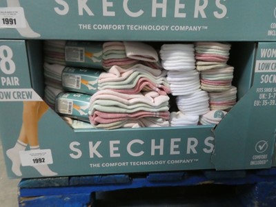 Lot 1992 - Box containing a large qty of Skechers low...