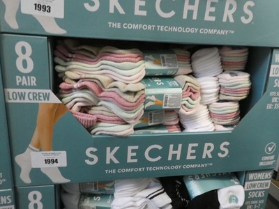 Lot 1994 - Box containing a large qty of Skechers low...