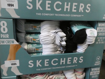 Lot 1995 - Box containing a large qty of Skechers low...