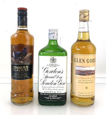 Lot 95 - 3 bottles, 1x Gordon's Special Dry London Gin...
