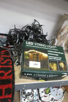 Lot 2192 - Quantity of LED string lights