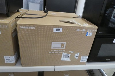 Lot 2208 - Boxed Samsung MW7300B combination microwave...
