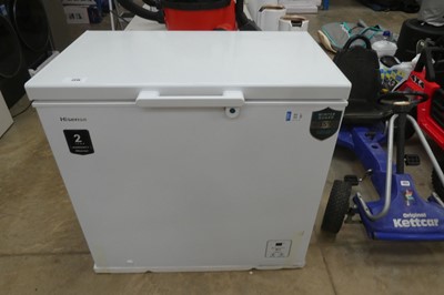 Lot 2215 - Hisense chest freezer in white finish