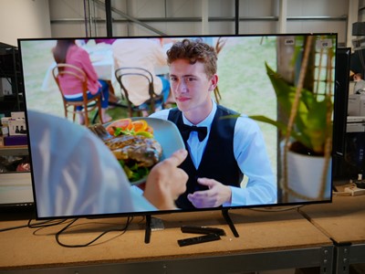 Lot 1712 - Samsung TV with 2 remote controls, model no....