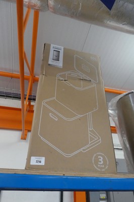 Lot 2216 - Boxed Joseph Joseph 60L stainless steel waste bin
