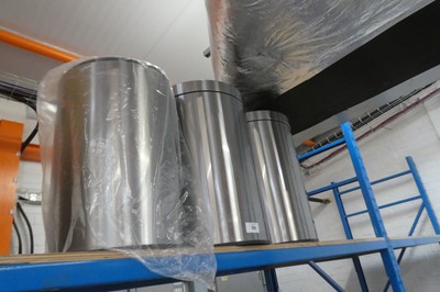 Lot 2217 - 3 Sensible Eco Living 47L stainless steel...