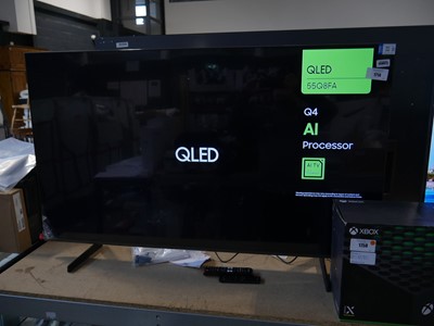 Lot 1714 - Samsung TV with 2 remote controls, model no....