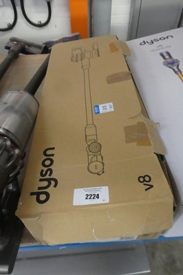 Lot 2224 - Boxed Dyson V8 Absolute cordless stick vacuum...