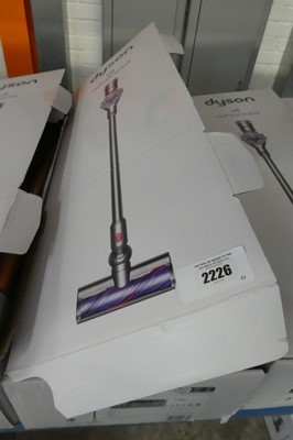 Lot 2226 - Boxed Dyson V8 Advanced cordless stick vacuum...