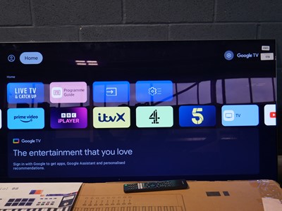 Lot 1719 - Sony TV with remote control, model no. B4KAE2