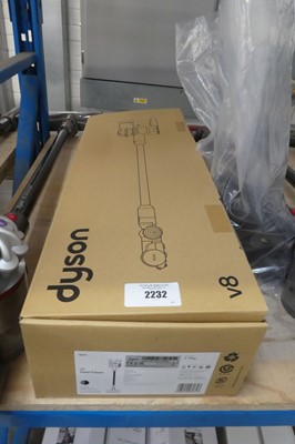 Lot 2232 - Boxed Dyson V8 Total Clean cordless stick...
