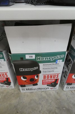 Lot 2246 - Boxed Henry Micro vacuum cleaner