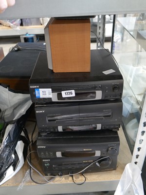 Lot 1726 - Sony music centre - CD player, tape deck,...