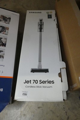 Lot 2261 - Samsung Jet 70 cordless stick vacuum cleaner...