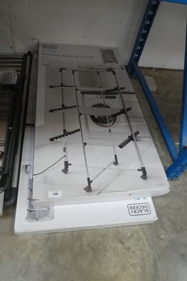 Lot 2270 - 2 boxed Black + Decker 3 tier portable heated...