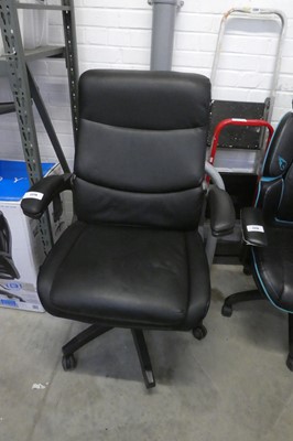 Lot 2279 - La-Z-Boy 2nd Generation black leatherette...