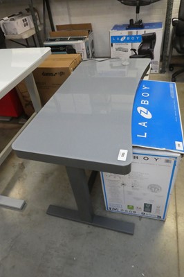 Lot 2285 - Tresanti electric height rising desk in grey