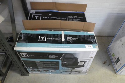 Lot 2290 - 2 boxes of True Innovations office armchair parts